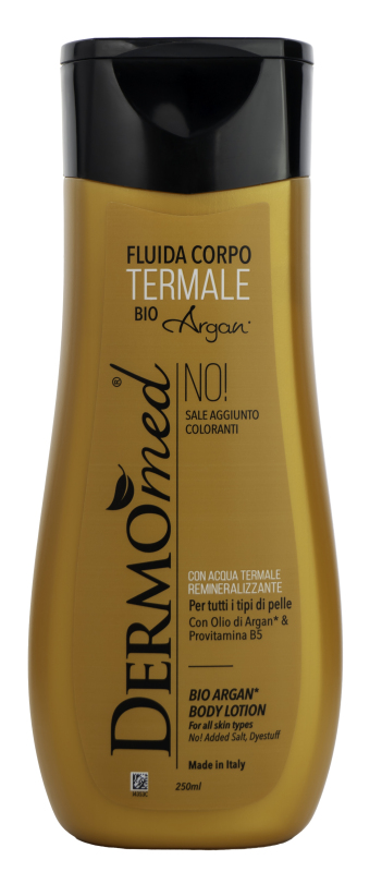 Kosmetika - DERMOMED Fluida Corpo Termale Bio Argan 250 ml tělové mléko s BIO arganovým olejem