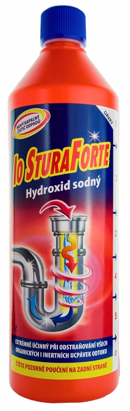 Čisticí prostředky - IO STURAFORTE Hydroxid sodný 1L