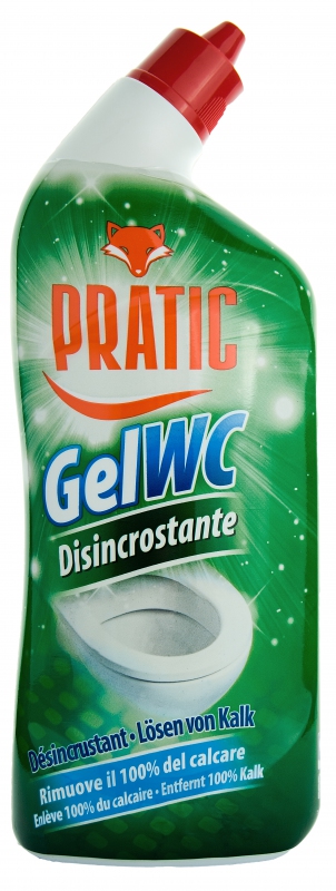 Čisticí prostředky - PRATIC GEL WC DISINCROSTANTE 750 ml čistič WC