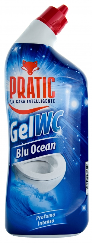 Čisticí prostředky - PRATIC GEL WC BLU OCEAN 750 ml čistič WC