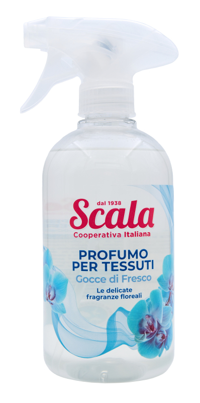 Prací prostředky - SCALA PROFUMO PER TESSUTI Gocce di Fresco 500 ml parfém na prádlo a do interiéru