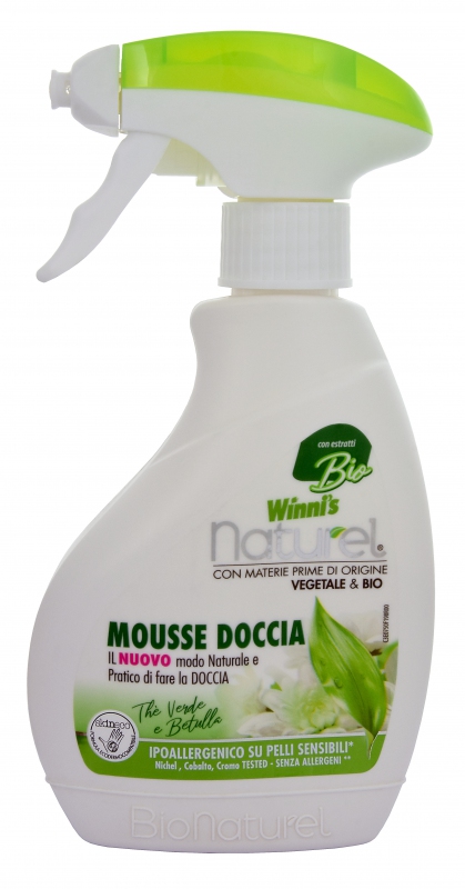 Bio kosmetika - Winnis naturel Mousse Docia Thé Verde e Betulla 250 ml