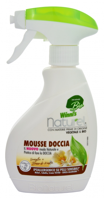 Bio kosmetika - WINNI´S NATUREL sprchová pěna 250 ml vanilka a bambucké máslo